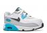 Nike Air Max 90 Td White Chlorine Blue Grey Iron CD6868-108