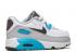 Nike Air Max 90 Td White Chlorine Blue Grey Iron CD6868-108