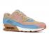 Nike Wmns Air Max 90 Lx Embossed Pony Fur Blue Smokey Mushroom 898512-200