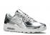 Nike Wmns Air Max 90 Metallic Pack Chrome Platinum Silver Pure CQ6639-001