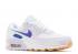 Nike Womens Air Max 90 White Doll Platinum Lapis Pure DX3316-100