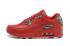 Nike Air Max 90 QS Men Running Shoes Red Camo Grey Green 813150-105