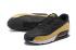 Nike Air Max 90 Woven Men Training Running Shoes Black Gold White 833129-004