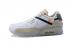 OFF WHITE x Nike Air Max 90 OW Men Running Shoes White Light Brown