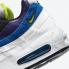 Nike Air Max 95 Kaomoji White Black Signal Blue Shoes DD9600-100