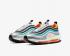 Nike Air Max 97 DTN BG Metallic Silver Orange White Black CW0989-001