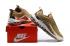 Nike Air Max 97 Men Running Shoes Gold All White