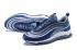 Nike Air Max 97 Running Men Shoes Deep Royal Blue White