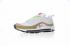 Nike Air Max 97 White Gold Pink Casual Sports Shoes 312641-024