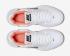 Nike Court Lite White Black Orange Womens Tennis Shoes 845048-101
