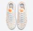 Nike Air Max Plus White Orange Light Ash Grey Shoes DM3033-100