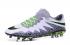 Nike Hypervenom Phantom II FG ACC Soccers Footabll Shoes Low White Green Grey