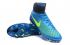 Nike Magista Obra II FG Soccers Football Shoes Volt Black Total Navy Blue