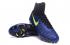 Nike Magista Obra II FG Soccers Shoes ACC Waterproof Navy Black Zebra Stripes