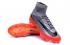 Nike Mercurial Superfly V CR7 FG high help silver orange football shoes