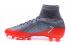 Nike Mercurial Superfly V CR7 FG high help silver orange football shoes