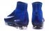 NIke Mercurial Superfly V FG ACC Soccers Shoes Royal Blue Black White