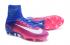 NIke Mercurial Superfly V FG ACC waterproof pink blue Football shoes