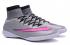 Nike Mercurial Superfly IC Indoor Soccers Wolf Grey Hyper Pink Black 641858-060