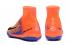 Nike Mercurial Superfly V FG ACC High EA Sports Football Shoes Soccers Orange Colorful Navy Blue