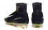 Nike Mercurial Superfly V FG ACC High Football Shoes Soccers Black Yellow