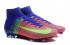 Nike Mercurial Superfly V FG ACC High Football Shoes Soccers Red Blue