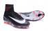 Nike Mercurial Superfly V FG high help black white red football shoes