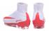 Nike Mercurial Superfly V FG white red soccer shoes