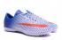 Nike Mercurial Superfly V FG low Assassin 11 broken thorn flat blue white orange football shoes