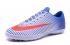 Nike Mercurial Superfly V FG low Assassin 11 broken thorn flat blue white orange football shoes