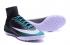 Nike Mercurial X Proximo II TF ACC MD Football Shoes Soccers Black Bluish Green Lace