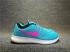 WMNS Nike Free RN Gioco Blue Blk Pnk Blat Pht Running Shoes 831059-401