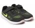 WMNS Nike Free Rn Black White Green Boys Shoes 833991-002