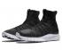 Nike Free Flyknit Mercurial Black White Mens Shoes 805554-008