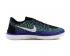 Wmns Nike Free RN Distance Black Green Glow Persian Violet Running Shoes 827116-013