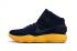 Nike Hyperdunk 2017 EP Youth Big Kid deep blue yellow basketball Shoes