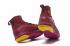 Nike Hyperdunk 2017 Men Basketball Shoes Wine Red Gold