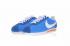 Nike Classic Cortez Nylon Blue White Orange Breathable Stitching 488291-404