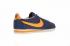 Nike Classic Cortez Nylon Navy Orange Casual Shoes 488291-410