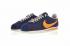 Nike Classic Cortez Nylon Navy Orange Casual Shoes 488291-410