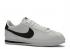 Nike Cortez Basic Leather White Black Silver Metallic 819719-100