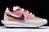 2019 Sacai x Nike LVD Waffle Daybreak Swoosh Pink Gery White Red BV0073 500