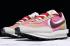 2019 Sacai x Nike LVD Waffle Daybreak Swoosh Pink Gery White Red BV0073 500