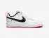 Nike Court Borough 2 SE GS White Very Berry Black DM0110-100
