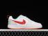 Nike Court Borough Low White Orange Red Multi-Color FD6435-161