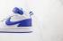 Nike Court Borough Mid 2 GS White Game Royal CD7782-101