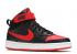 Nike Court Borough Mid 2 Gs Bred White Black University Red CD7782-003