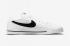 Nike Court Legacy Canvas White Black Swoosh CW6539-101