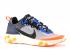 Nike React Element 87 Thunder Blue Total Orange AQ1090-004