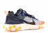 Nike React Element 87 Thunder Blue Total Orange AQ1090-004